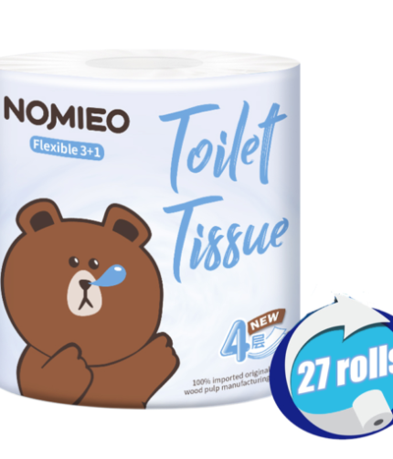 Nomieo Toilet Paper 27 Rolls 4plys Ultra Soft Toilet Tissue