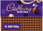 ON SALE! Cadbury Dairy Milk Chocolate Gift Bar, The Classic Creamy Taste, Perfect for Sharing or Gifting, Extra-Large, 850 g (Pack of 1)