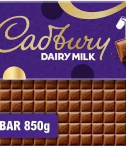 ON SALE! Cadbury Dairy Milk Chocolate Gift Bar, The Classic Creamy Taste, Perfect for Sharing or Gifting, Extra-Large, 850 g (Pack of 1)